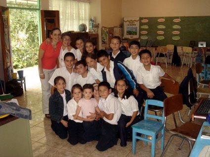 Children at school in Costa Rica
